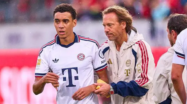 Jamal Musiala Car Accident - Bayern Munich Star Reveals Neurological Condition After Collapsing During Match